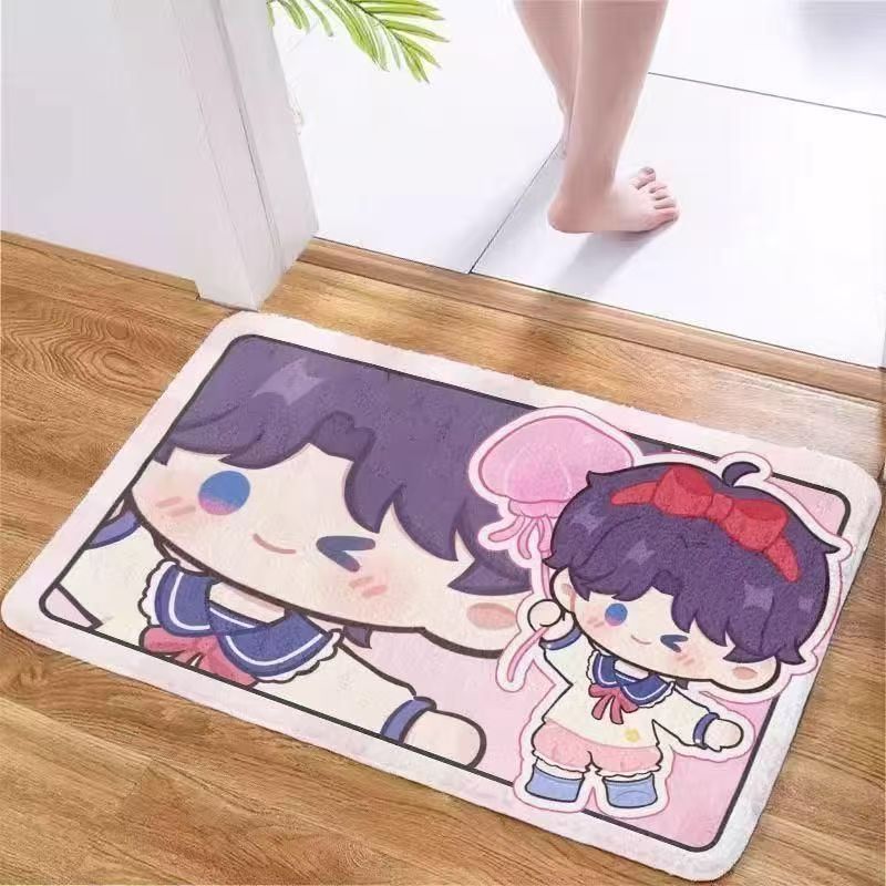 Tapis espace dessin animé en diatomite antidérapant absorbant_voghion.com