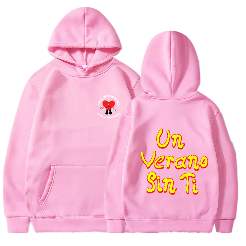 Nuevo otoño e invierno transfronterizo un verano sin ti bad bunny nuevo álbum sudadera con capucha