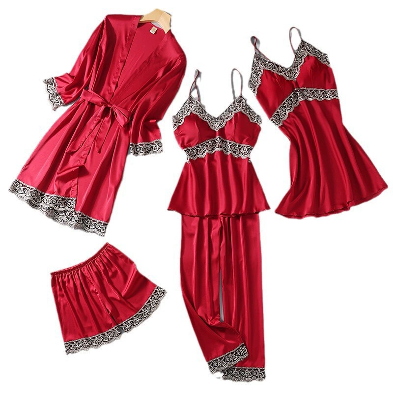 Set, autumn cute demi-season pijama, European style, plus size