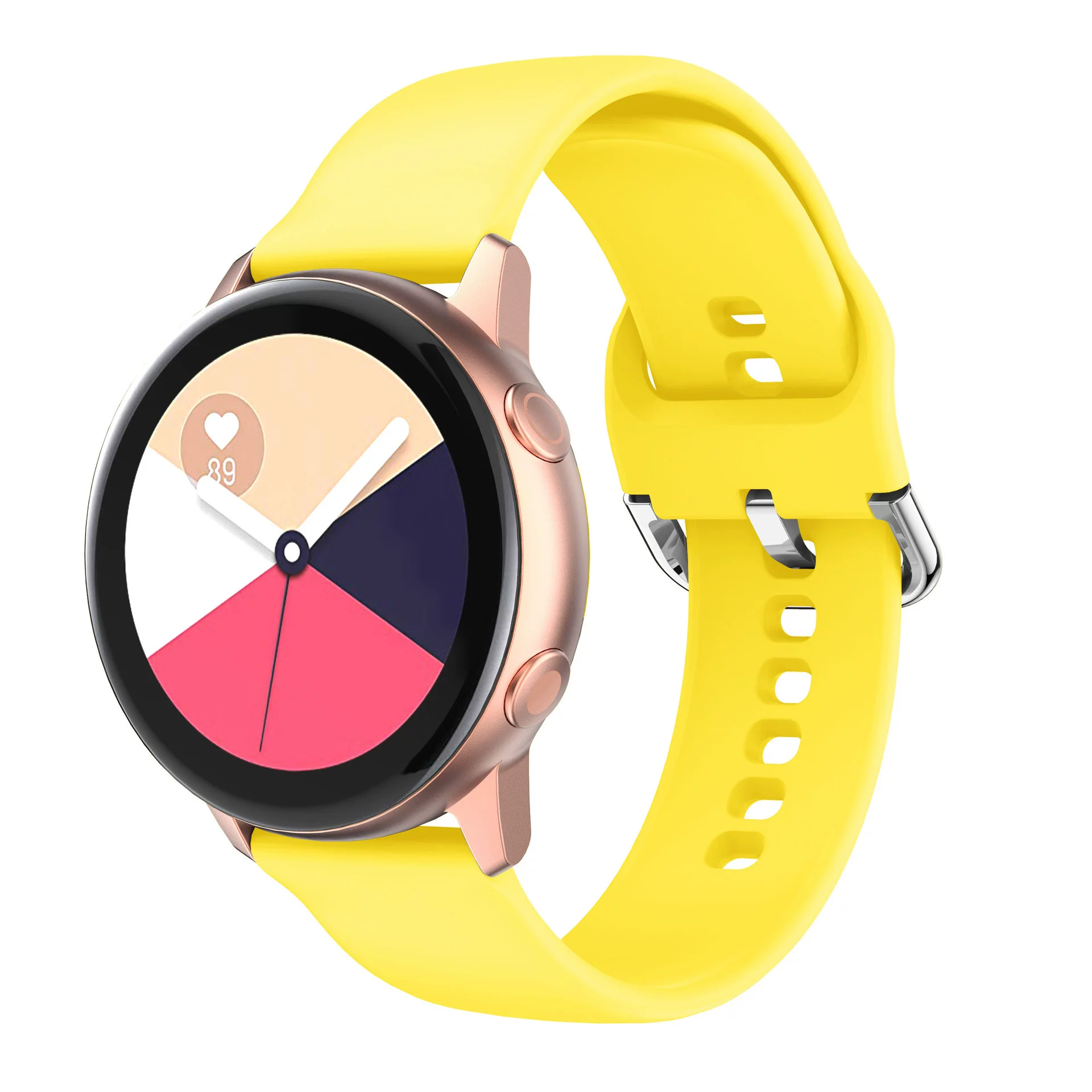[Подходит для Samsung Galaxy Active2 силиконовый браслет Huawei Watch GT часовые браслеты 2022 мм размер]