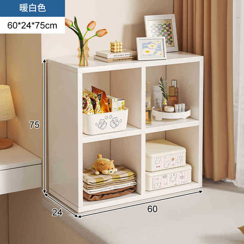 Librería pequeña en el balcón, ventana salediza, estantería, alféizar de la ventana, armario de almacenamiento, armario de almacenamiento, estante dividido de varias capas simple