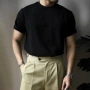 夏季宽松小领口打底t恤