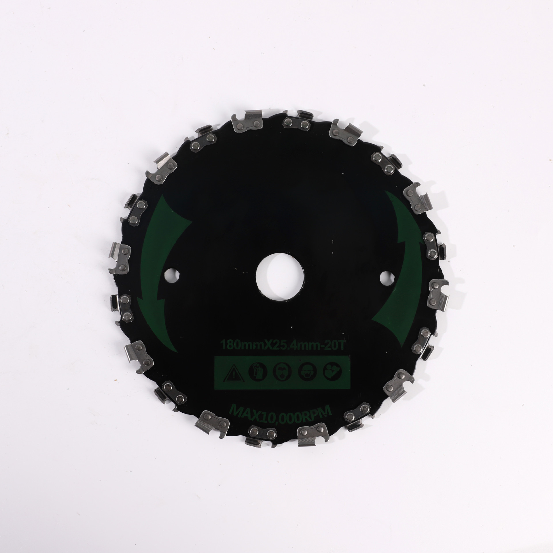 割草机通用刀片割灌机圆盘锯齿刀片打草机配件专用一字刀合金刀片