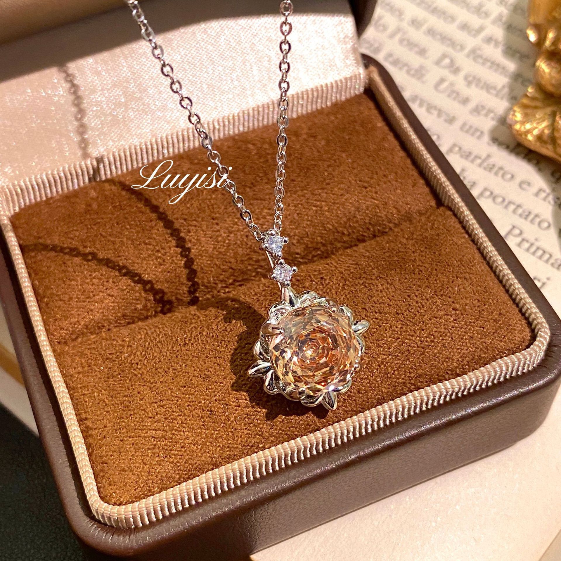 파파라차 펜던트 [다이아몬드 없음]