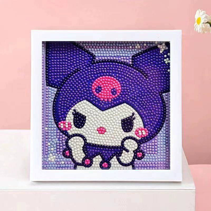 DIY-набор для алмазной мозаики 17×17 см, пластиковая рама, дизайн щенок, полный набор инструментов для кладки