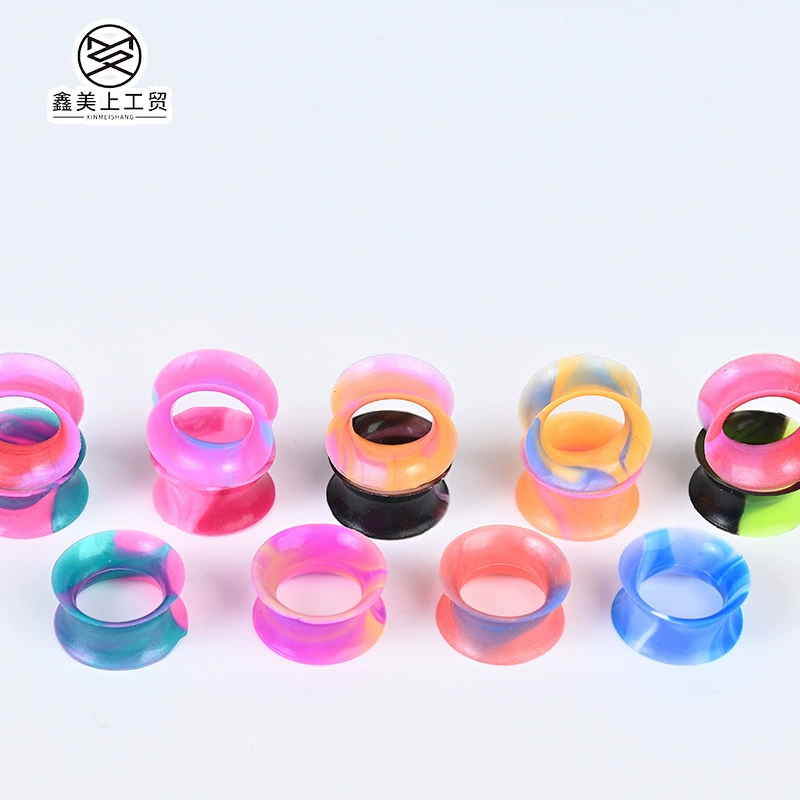 Silicone fashionable trend piercing, punk style, simple and elegant design