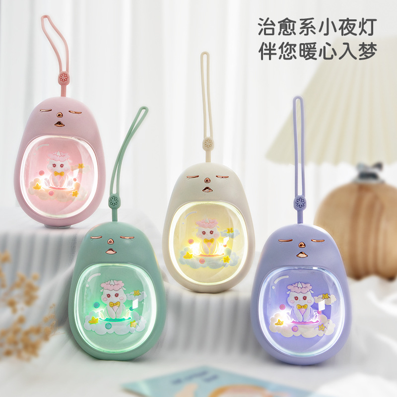 Unicorn Hand Warmer Rechargeable Portable USB Electric Warmer Colorful Mini Hand Warmer Cute Baby Warmer