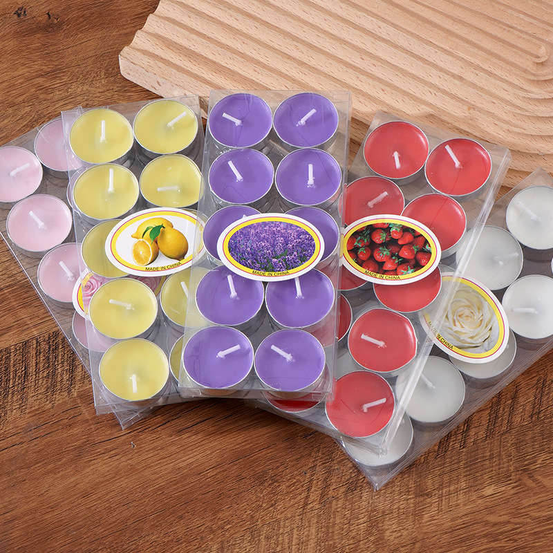 10 candles tealight boiled tea warm tea smokeless and odorless birthday party proposal hotel KTV romantic candle wholesale