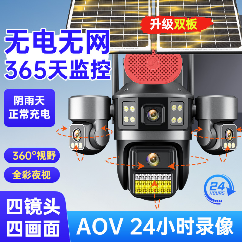 O-Kampro Little Eagle Looks at Aov Solar Monitor Camera Soalr Battery Camera