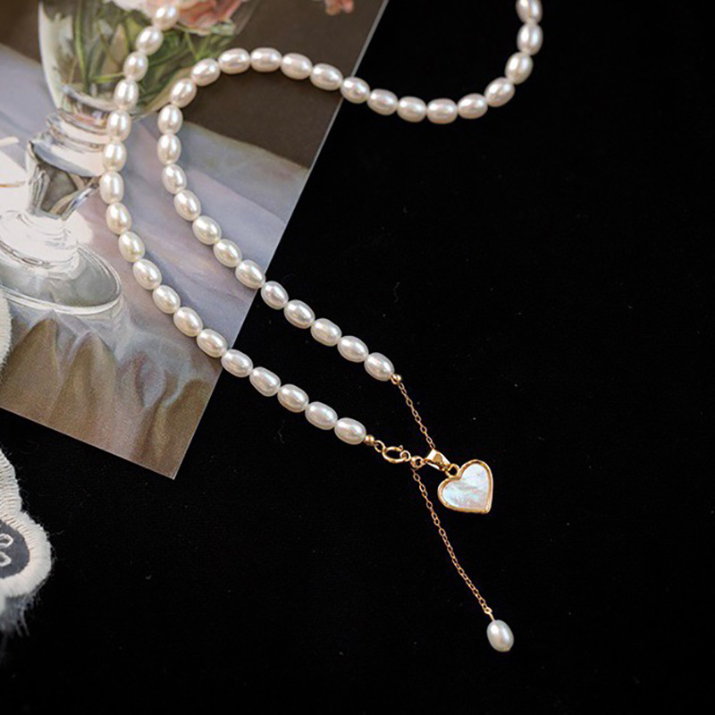 Luxury Pearl Necklace With Magnetic Clasp For Women Choker_voghion.com