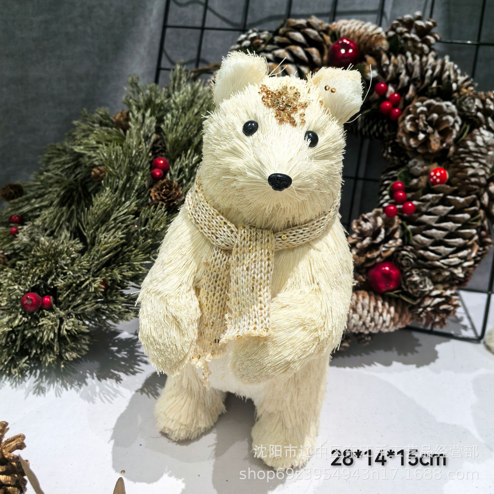 Decoración de ciervo navideño, adornos lindos, exquisitos recuerdos, simulación de alces, decoración de escritorio de ventana navideña, accesorios