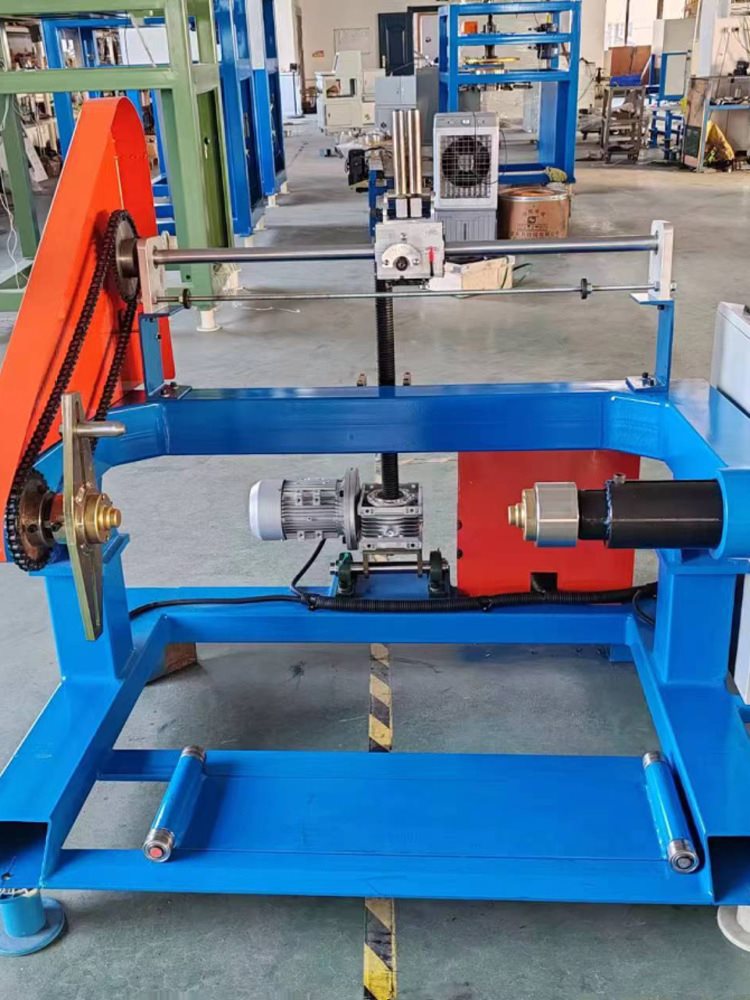 630摆臂无轴收线机电线电缆悬臂绕线机线材主/被动放线机复绕机