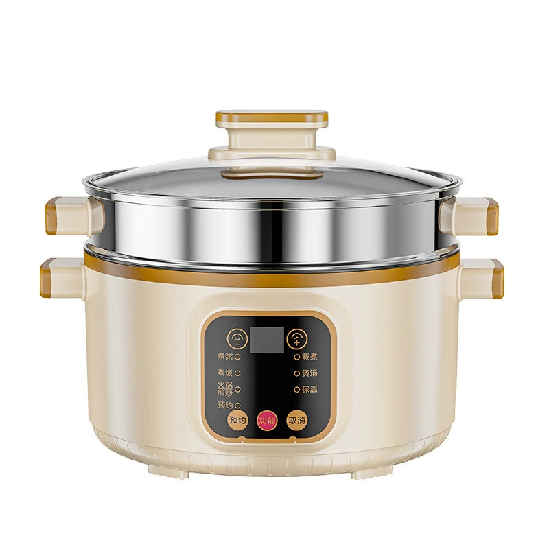 Electric multi-function cooking pot, 20–28 cm, 2.0–4.0 L, mechanical & smart steamer options