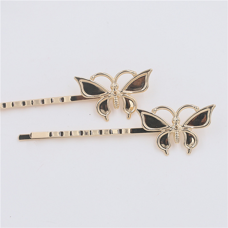 Traditionelles Bastelset für Broschen und Haarnadeln: Material für Haarnadeln, Schmetterling, Muschelfragmente, Aufwärmübung_voghion.com