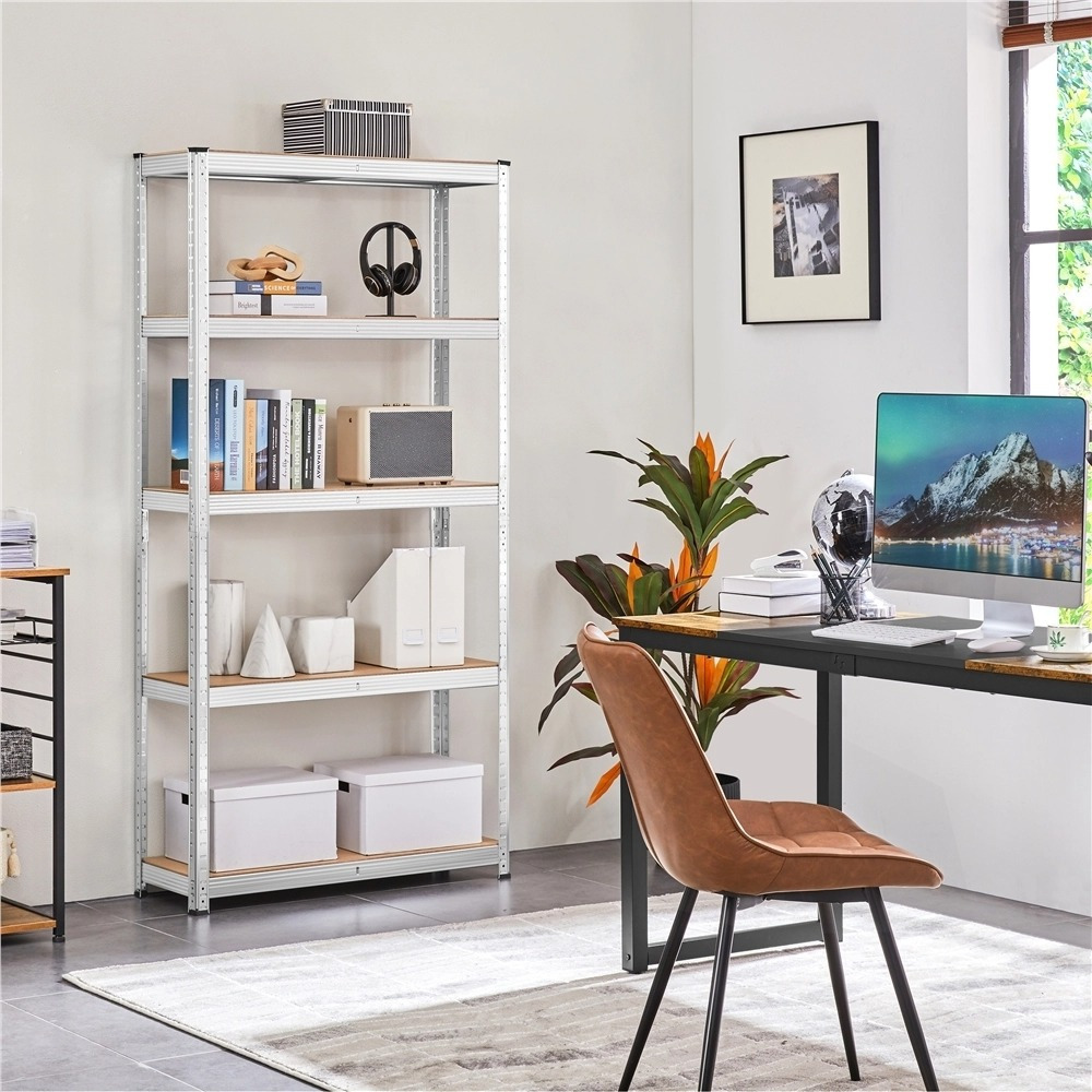 Costoffs 5 Tier Metal Storage Shelving Units 2pcs Estante de almacenamiento de metal