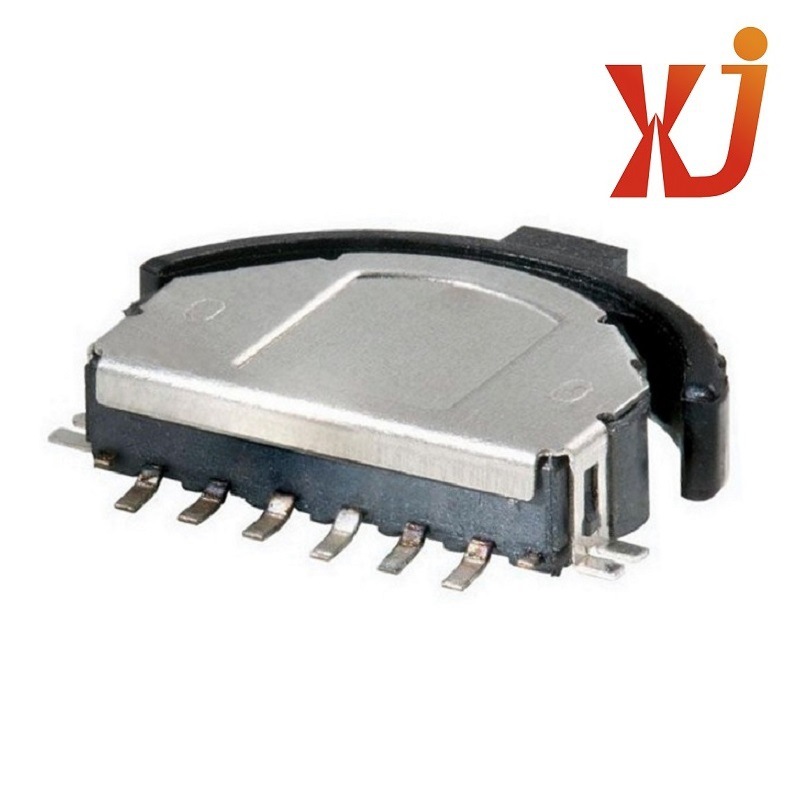 三向滚轮开关6脚  复位摇头开关 左右复位拨轮开关  拨轮复位开关