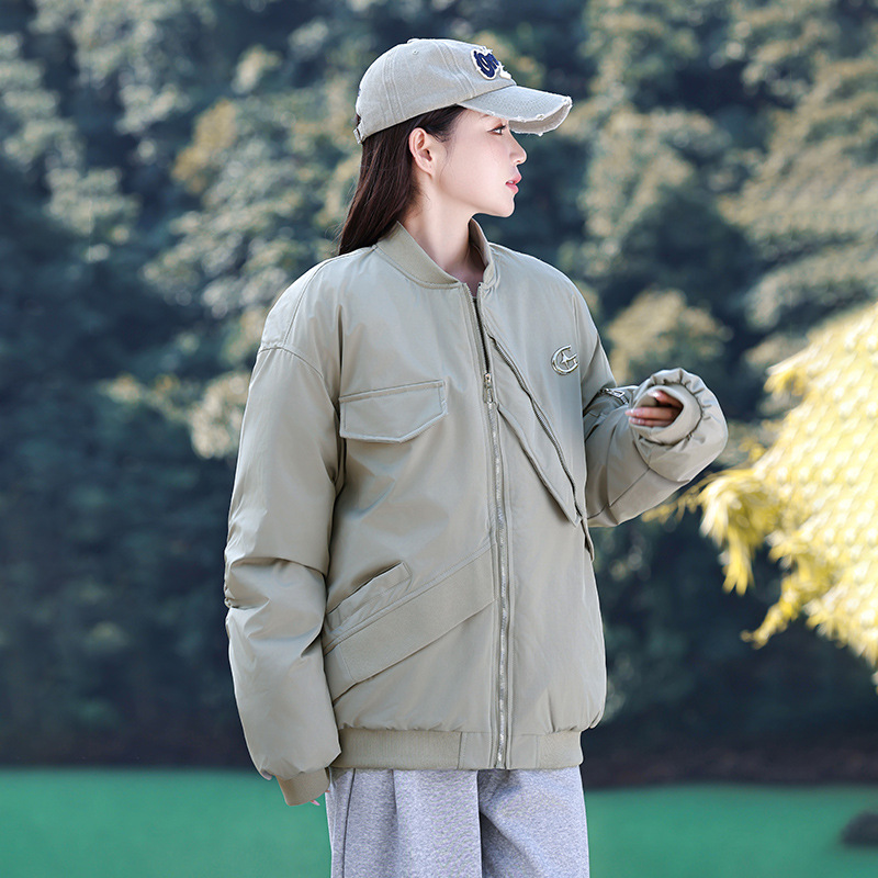 Hombres y mujeres pareja de algodón de invierno 2024 nuevo estilo de herramientas al aire libre chaqueta de algodón chaqueta con capuz chaqueta de asalto chaqueta de moda image 9
