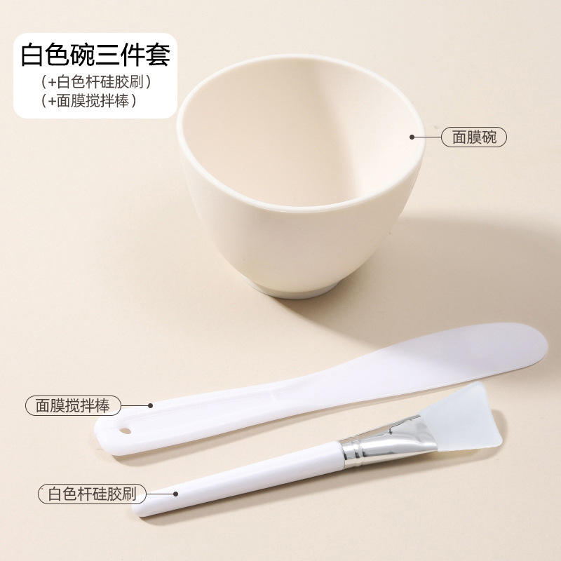 卸売りのシリカゲルのマスクの碗のセットのdiyのマスクのブラシはマスクのツールの柔らかい毛のマスクの棒のスプーンの美を塗ります。|undefined
