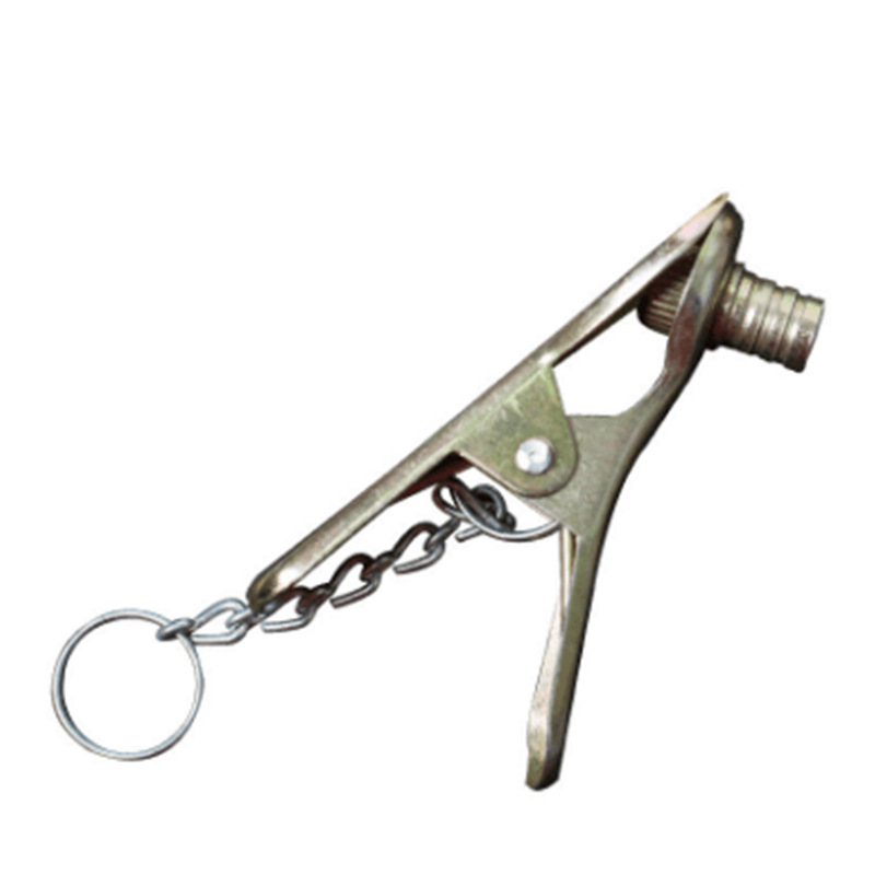 批发一元两元地摊热卖铁气嘴夹子自行车打气筒配件