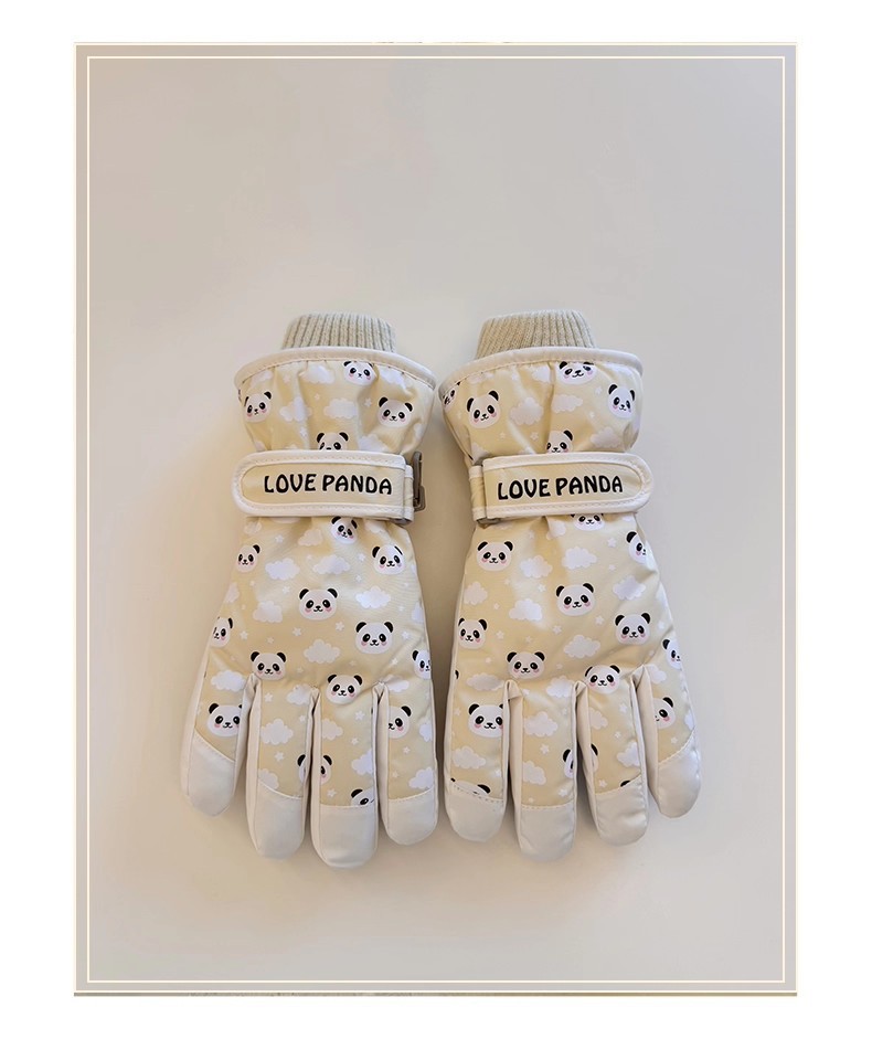 Guanti da sci invernali per bambini, caldi, per ragazzi e ragazze, per giocare sulla neve, anti-schizzi, in velluto, per ragazze, con dita fredde, transfrontalieri_voghion.com