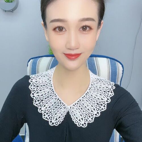 Korean style lace shawl for women spring and summer multi-functional sunscreen with skirt student bow heart-shaped fake collar