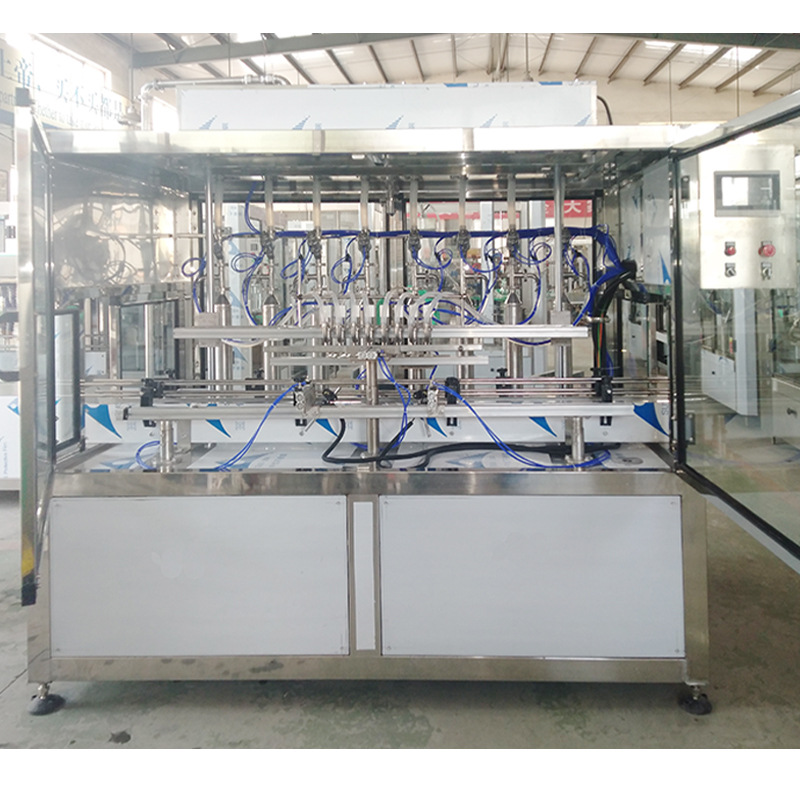 玻璃瓶食用油灌装封口机 内蒙古油类灌装设备 亚麻籽油自动包装线