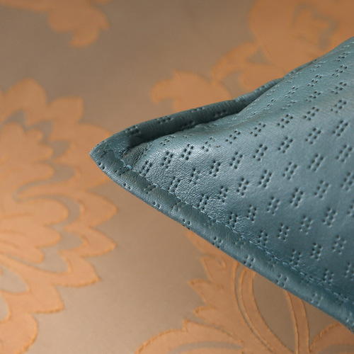 Light Luxury High-End Tech Fabric Pillow for Living Room, Sofa & Couch – Nordic Modern Design, Waterproof Leather Material, Large Back Cushion with Lumbar Support