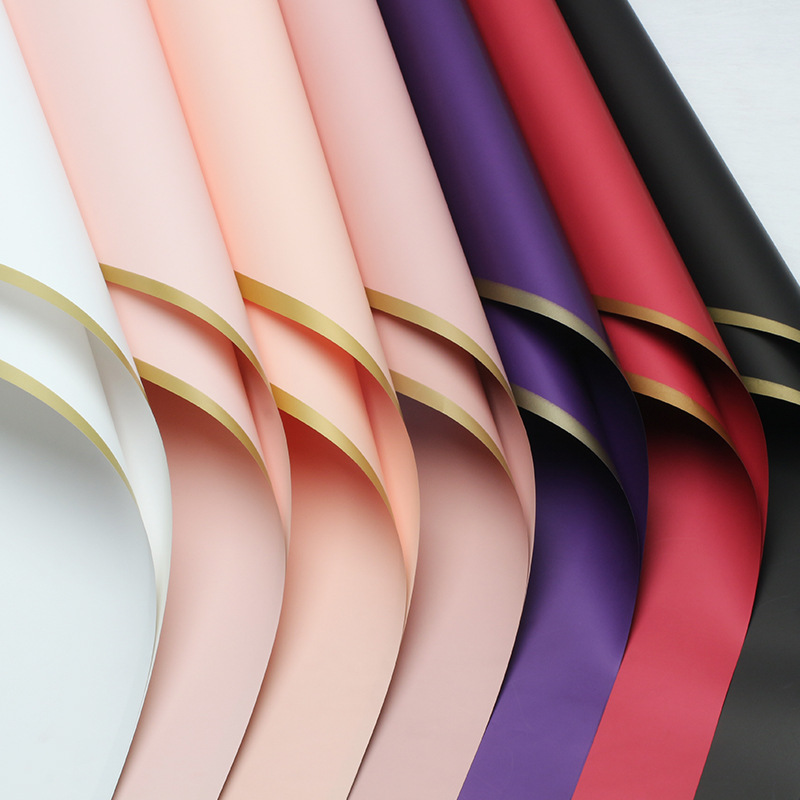 Huaxi Factory Wholesale Cynthia Meet Phnom Penh Ouya Paper Papel de embalaje impermeable Florería Papel de embalaje de ramo de flores