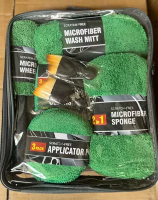 Cleaning Set, Car cleaning tools - green-oxford-cloth-11-piece-set-28336cm