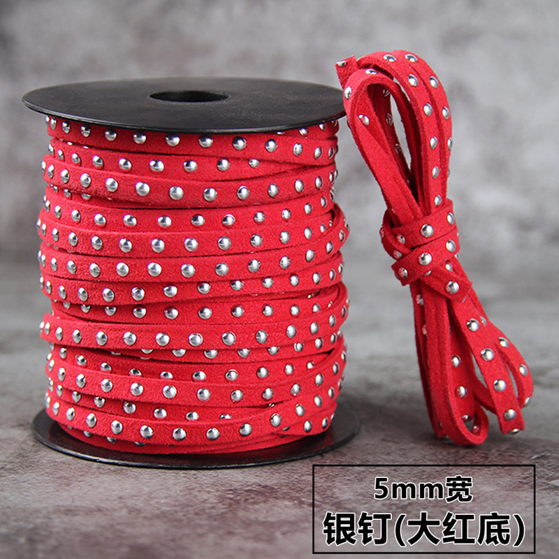DIY ジュエリーアクセサリーカラー 5 ミリメートル韓国ベルベットホットダイヤモンド単列半円リベットロープ衣類アクセサリー在庫卸売|undefined