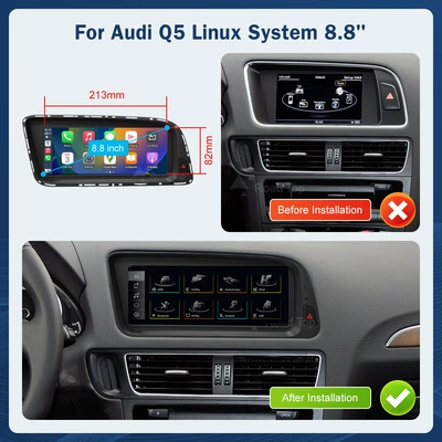 Car display CarPlay display for