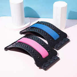 腰椎舒缓器腰部腰椎拉伸器开背神器瑜伽脊柱矫正驼背按摩训练器材