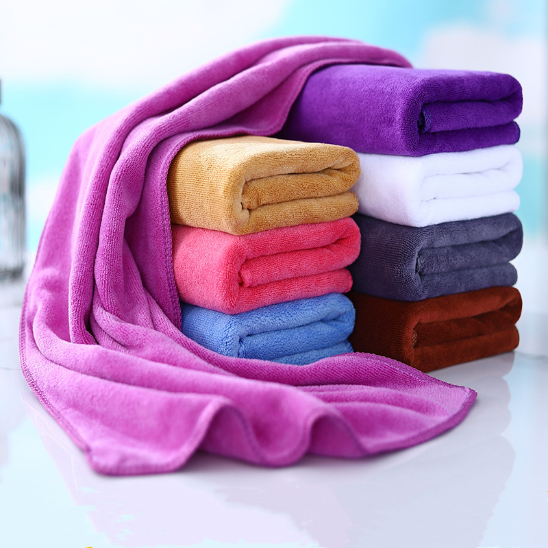 Microfiber Towel Custom logo Beauty Salon Hairdressing Towel Bath Towel Bed Towel Wash Car Absorbent Towel