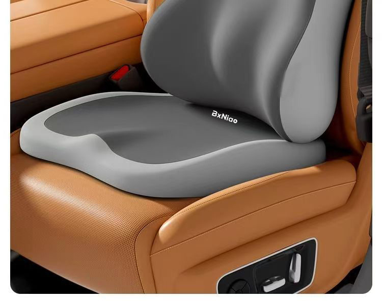 Cross-Border Wholesale Car Headrest and Lumbar Cushion, Student Cushion, Memory Foam Cushion, Office Sedentary Artifact