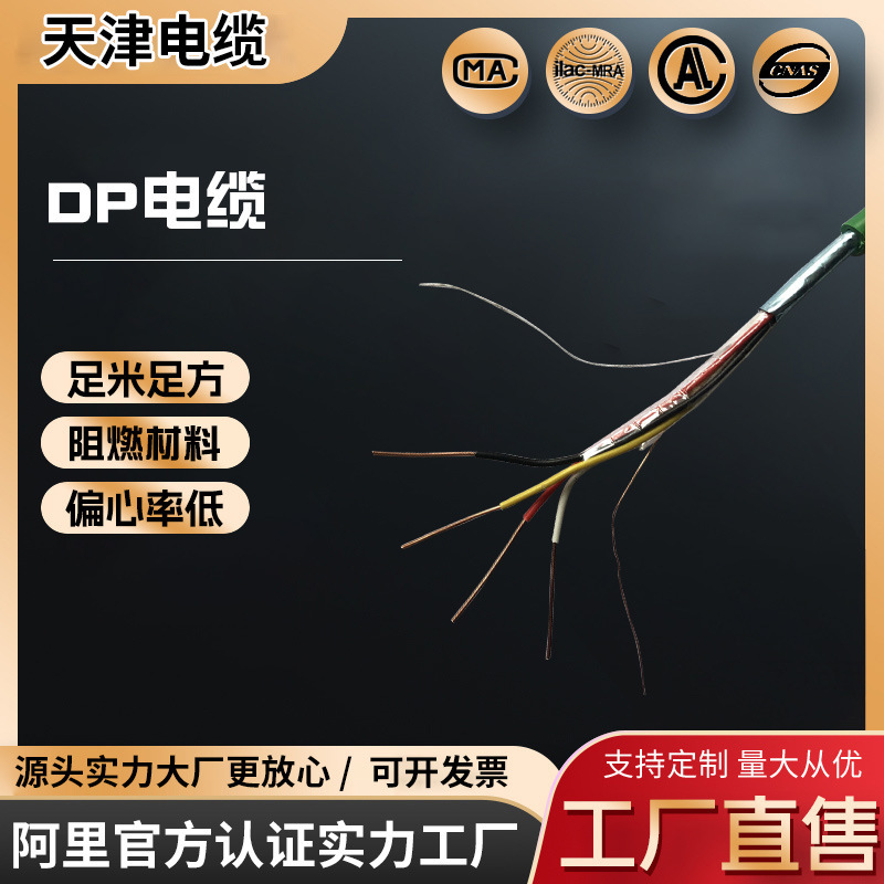 Customized Profibus-Dp 6Xv1840-2Ah10 Shielded Dp Data Bus Cable Ethernet Communication Line