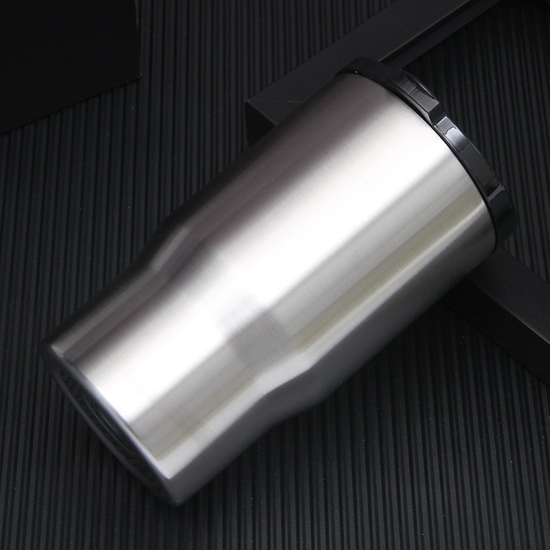 Pulverización de plástico 14oz de acero inoxidable doble cubierta multifuncional tanque frío oficina de negocios Taza de coche taza de helado al aire libre