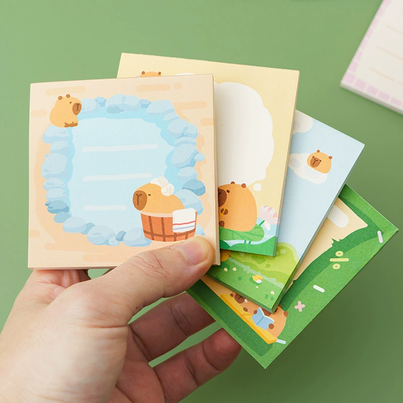 Мультяшная записка, милая книга, высокая rostometer, панда