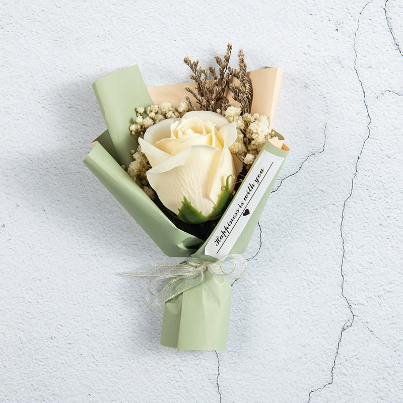 Искусственный букет мини, Baby's Breath и сухоцветы, 15×10 см, подарок-принадлежность