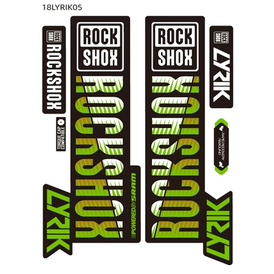 LYRIK ROCK-SHOX Mountain: Body sticker - 06