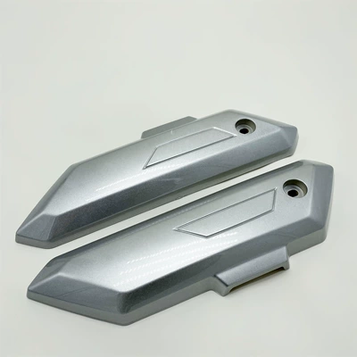 New national standard electric vehicle F6 swingarm guard plate, YinYang electric vehicle F6 motor cover plate, Xiaoliying side plate, F8 side panel (Electric vehicle fender) - silver