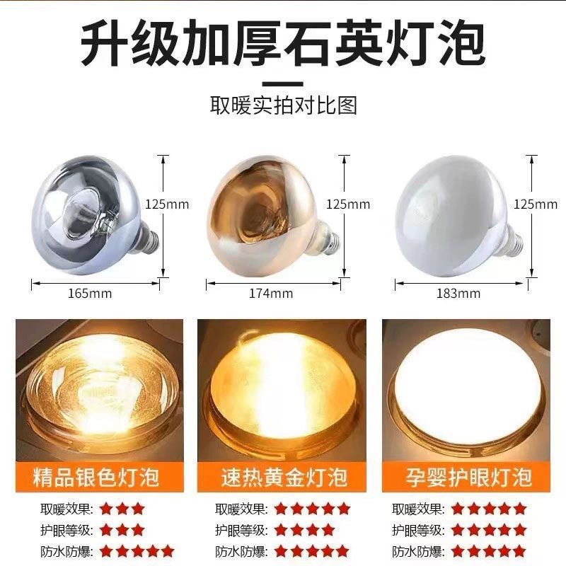 Explosion-proof old-fashioned LED lights for bathroom, lamp