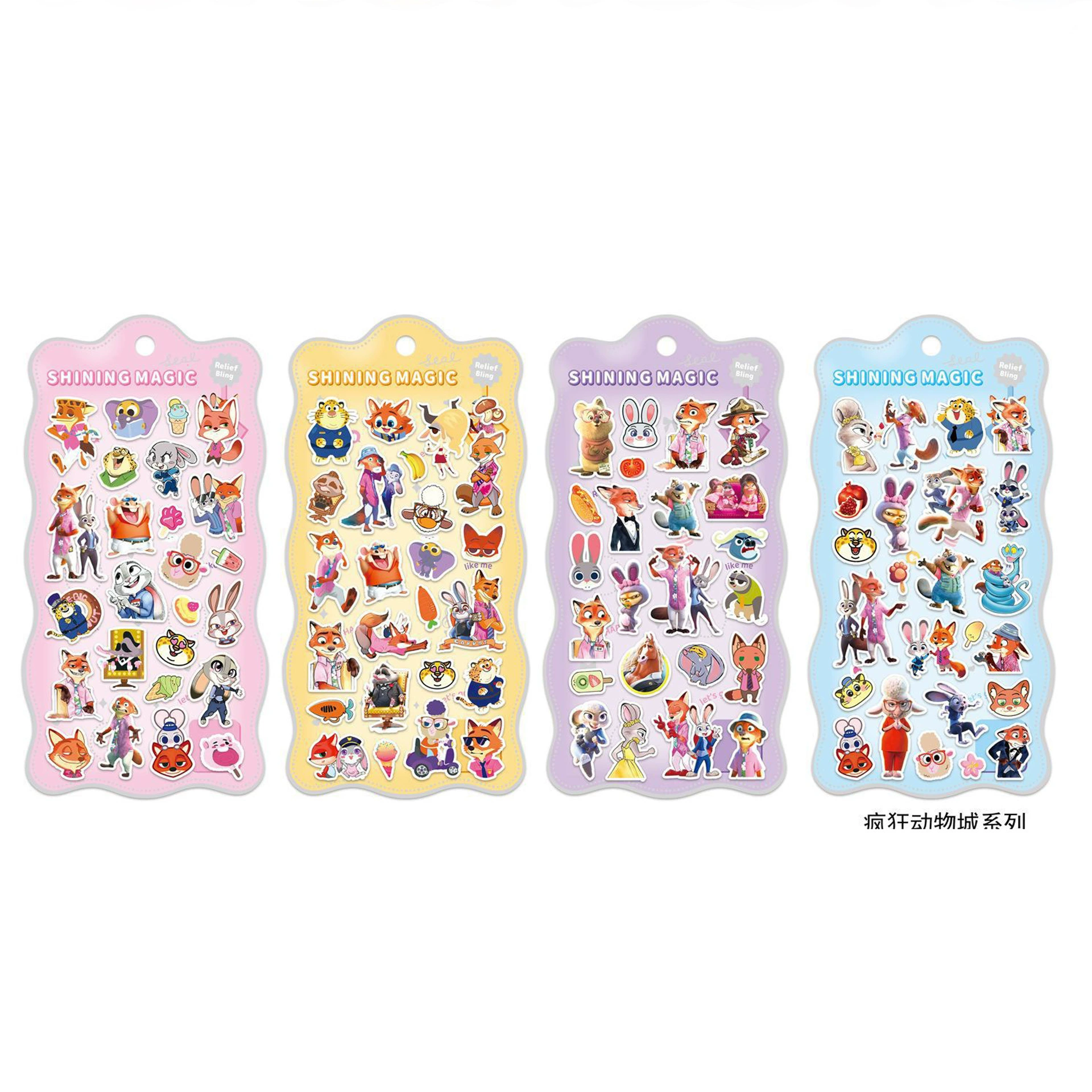 3D Embossed Sticker Set (Hello Kitty) — Cute Three-dimensional Decorative Stickers, 14 g