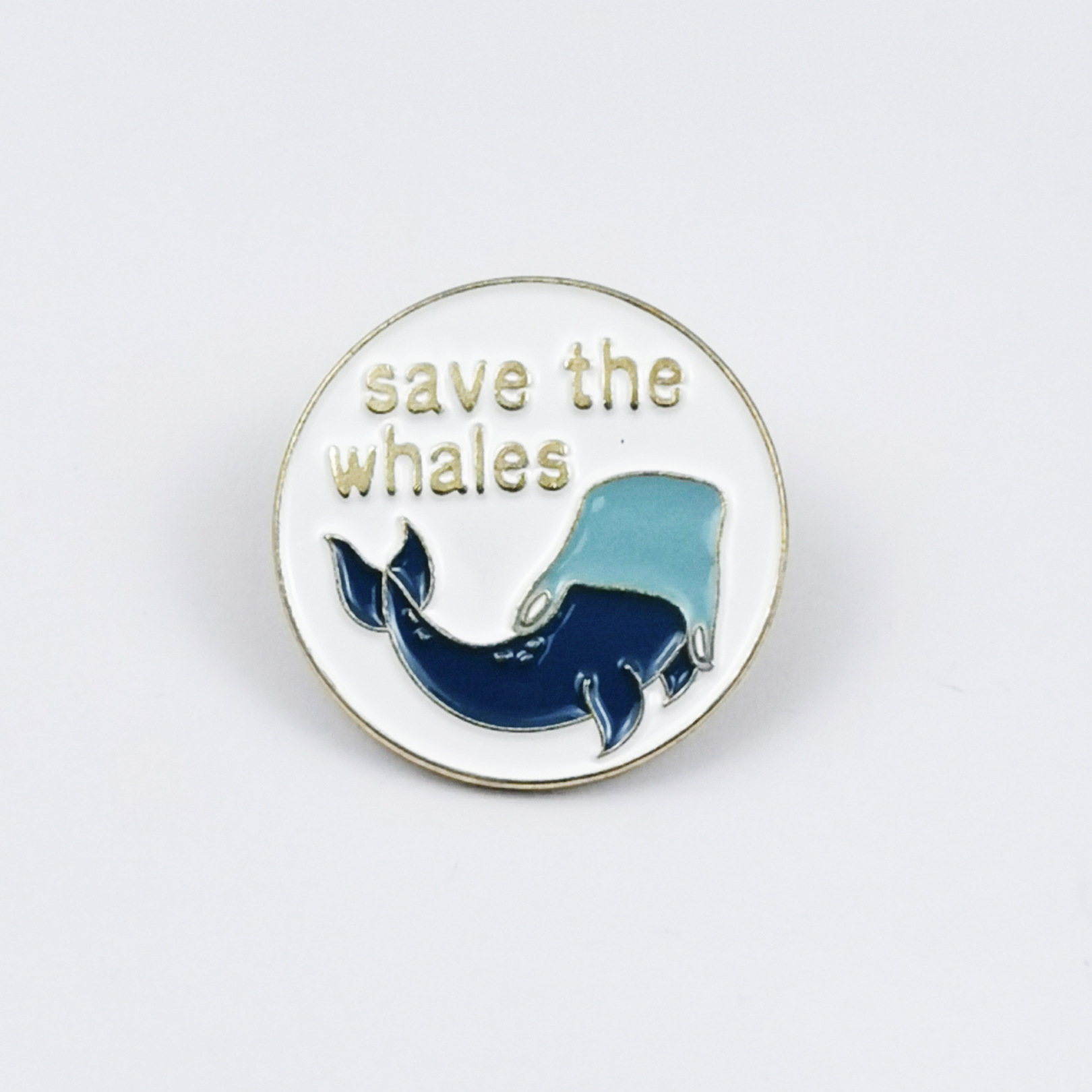 Insignia creativa de animales marinos Dibujos animados linda forma regalo joyería broche transfronterizo ins metal ropa collar