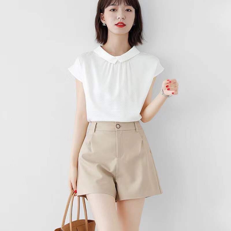 Women's Suit Shorts 2026 Summer Thin Style Stylish Versatile Slimming High-Waisted Casual Pants