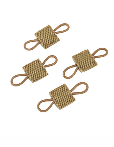 PTT antenna binding clip for walkie-talkie headset, fixed with outdoor tactical Molle system backpack and vest accessories