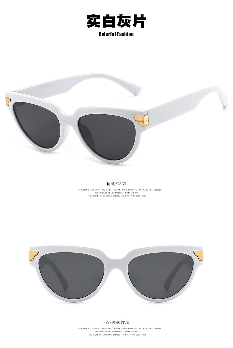 45g Weight UV400 Protection Lens Material Outdoor, Travel, Party, Fishing Occasion Women'S, Unisex Gender Hip-Hop, Retro, Vintage Style, Fashion, Simple Style Style Grey, White, Red, Green, Black Color Hip-Hop Retro Vintage Style UV400 Protection Women's Sunglasses 14