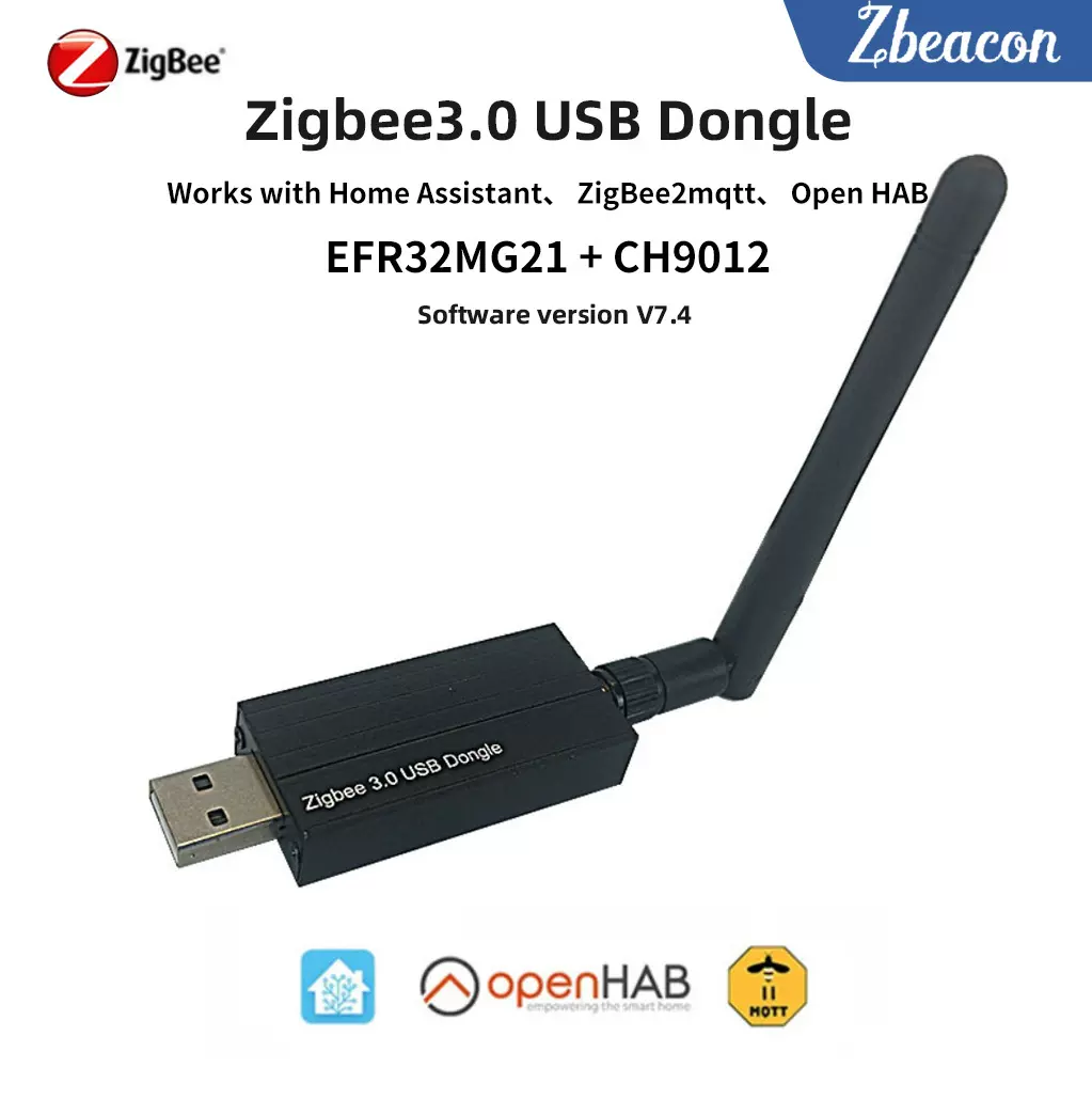 Dongle-E,Zigbee Dongle,Zigbee3.0 支持 ZHA,Z2M,HomeAssistant
