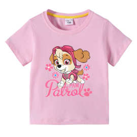 2023新款跨境童装韩版儿童夏装短袖T恤男孩女童宝宝半袖T恤上衣棉