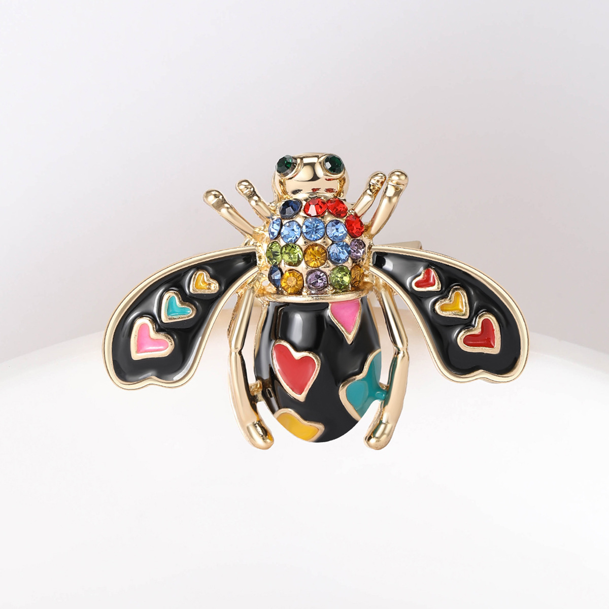 11g Weight Brooches Classification Holiday, Banquet Occasion Alloy Material Insect Pattern All Seasons Season Women's Gender Enamel Design Casual, Cute Style Casual Cute Pin Insect Alloy Enamel Women's Brooches 6