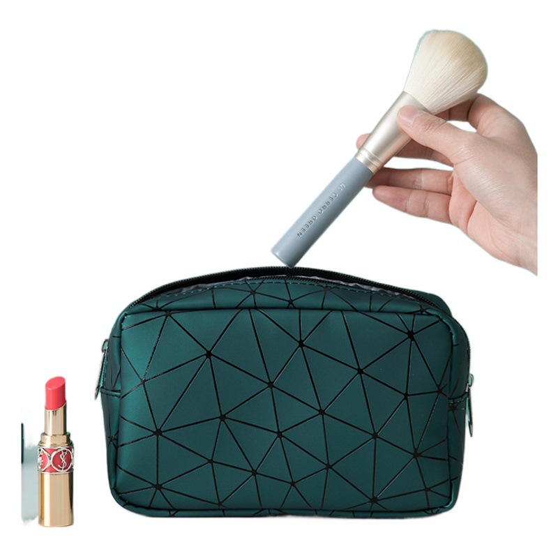 Pu impermeable lápiz labial de almacenamiento ins estilo cosmético bolsa de almacenamiento de cosméticos bolsa de almacenamiento portátil pequeño libro rojo mismo estilo bolsa